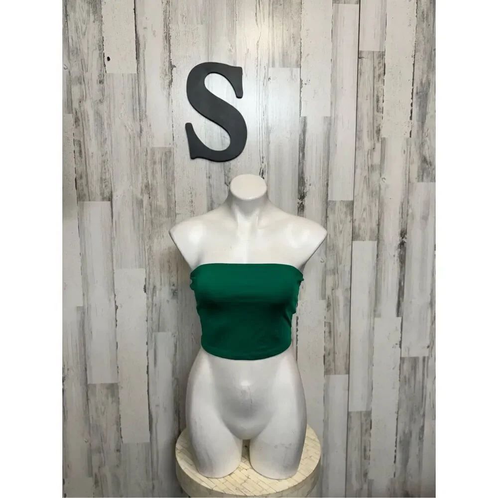 Green tube top size small